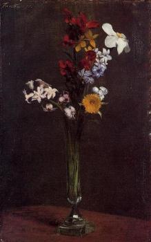 亨利 方丹 拉圖爾 Narcisses, Hyacinths and Nasturtiums 亨利 方丹 拉圖爾 Narcisses, Hyacinths and Nasturtiums